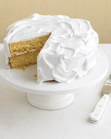 Easy Vanilla Cake With Whipped Frosting Recipe
