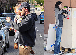 Photos of Jennifer Garner and Ben, Seraphina, and Violet Affleck Eating Breakfast in LA