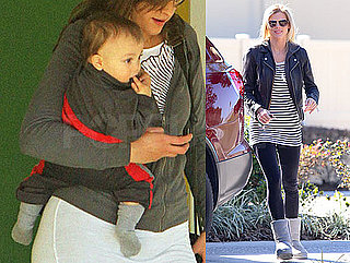 Photos of Elin Nordegren and Charlie Woods With His Nanny in Florida