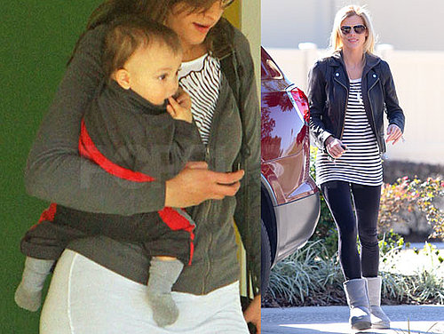 Photos of Elin Nordegren and Charlie Woods With His Nanny in Florida