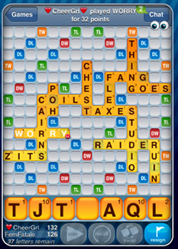 The Words With Friends Game Is Amazingly Addictive