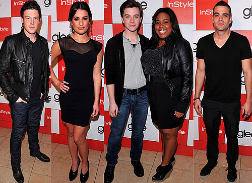Video Clips of Episode 1 and 2 of Glee Airing in the UK on E4, Plus Photos of the Glee Cast at InStyle Party