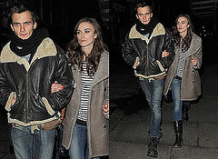 Keira Knightley and Rupert Friend in Co-Ordinating Outfits
