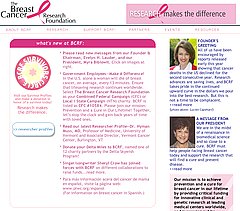 Fab Site: Breast Cancer Research Foundation 