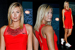 Sharapova's Red Nike Tennis Dress: Cool or NOT? Sharapova's Red Nike Tennis Dress: Cool or NOT?