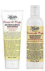 New Product Alert:  Kiehl's Creme De Corps Lotion and Soy Milk & Honey Body Polish