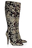 Love it or Hate it: Robert Cavalli Velvet Brocade Boots