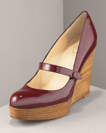 Patent Leather + Stacked Heel = Love!