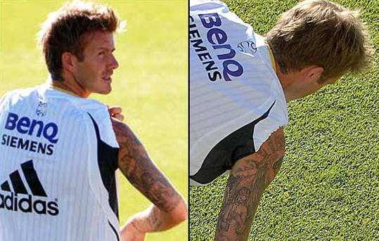 Becks' New Tattoo Becks' New Tattoo