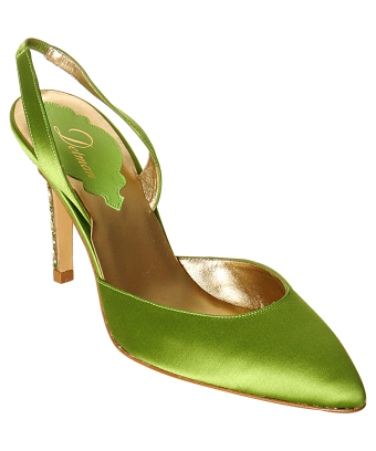 Adorable green slingbacks