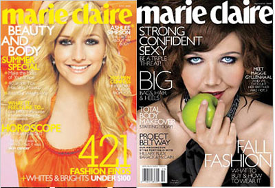 Marie Claire vs Ashlee Simpson