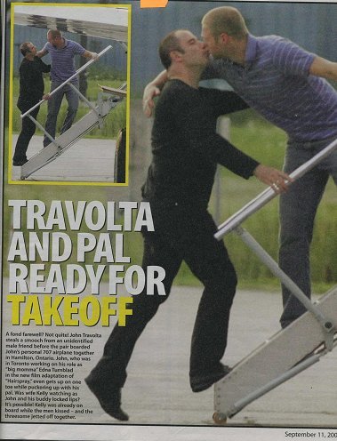 Travolta's Lip Lock
