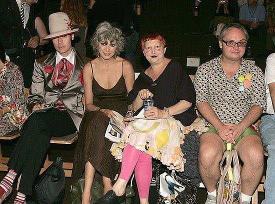 Front Row At Gary Graham Spring 06 Show With Writer Patrick McDonald, Lauren Ezersky, And Mickey Boardman, Editor of Paper Magaz