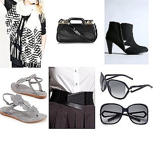 Geometric Accessories In Black and White 
