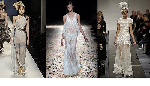 Spring 2009 Haute Couture Trend Report: Transparency Reigns 