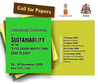 Sustainability of the Fashion Industry Chain: Crop to Shop