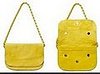 A.P.C. Lemon yellow purse with chain strap as part of Summer 2008 collection