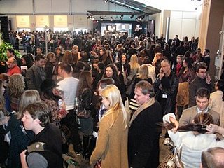 MBFW Lobby At The Tents Before Michael Kors A/W 08 Runway Show