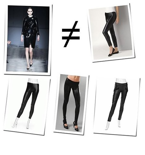 The Trend We're All About To Hate: Latex Leggings