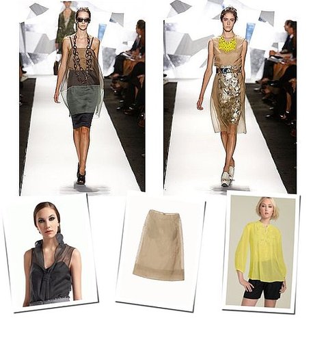Inspired By Vera Wang Spring 2009: Layering Organza