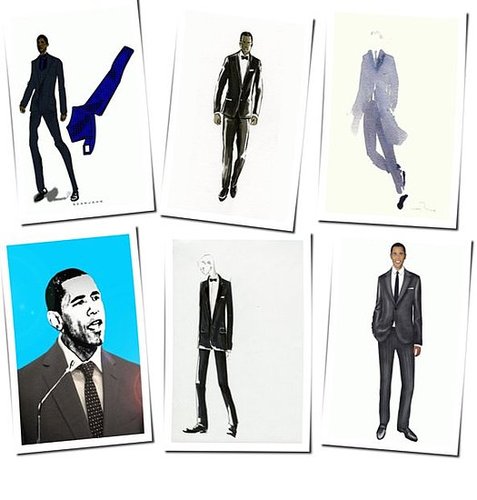 Inauguration Sketches For Barack Obama 