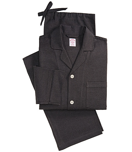 Houndstooth Flannel Pajamas Was $79.50 Now $59.63 @ Brooks Brothers