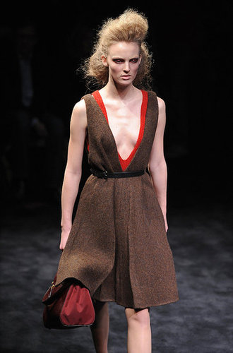 Miuccia Prada Brings Out the Fight for Fall 2009 Miuccia Prada Brings Out the Fight for Fall 2009
