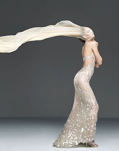 Spring 2009 Atelier Versace: Red Carpet Ruffles and Whorls Spring 2009 Atelier Versace: Red Carpet Ruffles and Whorls