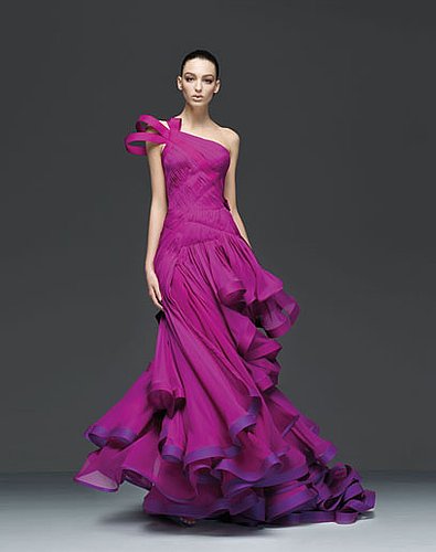 Spring 2009 Atelier Versace: Red Carpet Ruffles and Whorls Spring 2009 Atelier Versace: Red Carpet Ruffles and Whorls