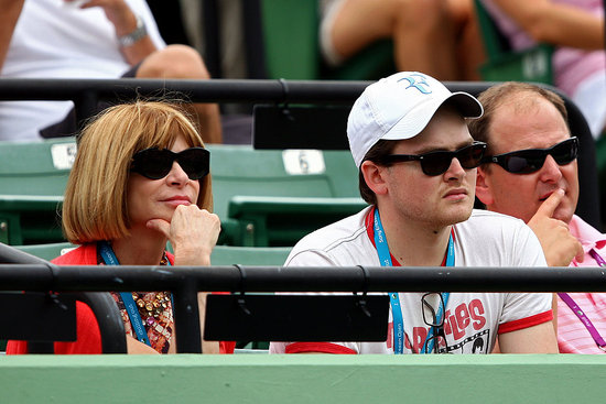 Anna Wintour Follows Federer to Miami Anna Wintour Follows Federer to Miami