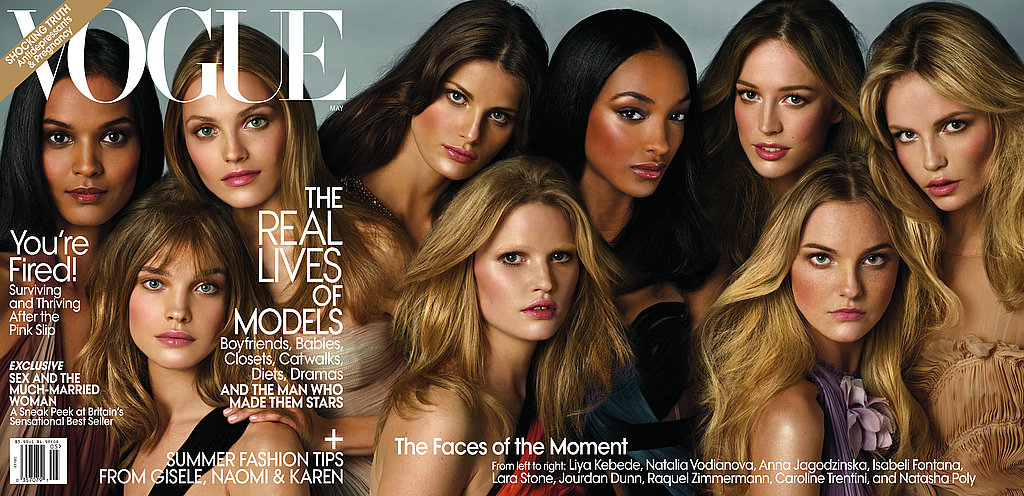 Vogue Pays Tribute to Model Muses for May 2009 Vogue Pays Tribute to Model Muses for May 2009