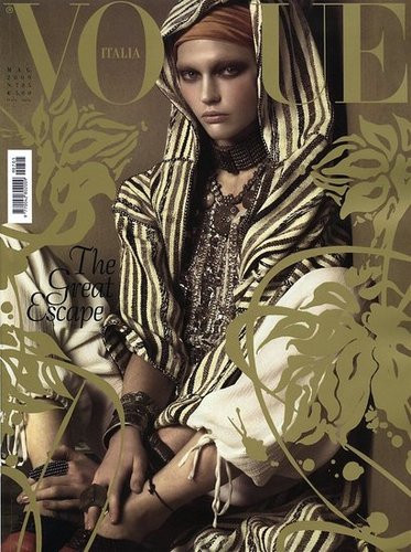 Sasha Pivovarova by Steven Meisel
Sasha Pivovarova by Steven Meisel