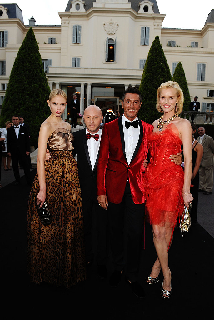 Natasha Poly, Domenico Dolce, Stefano Gabbana, Eva Herzigova Natasha Poly, Domenico Dolce, Stefano Gabbana, Eva Herzigova