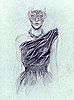 Illustrator Cedric Rivrain Bandages Up Models, Designer Dresses