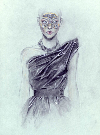 Sasha Pivovarova in Lanvin Sasha Pivovarova in Lanvin