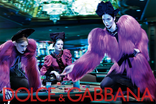 Heidi Mount Makes Like a Pink Gorilla for Dolce & Gabbana's Fall 2009 Ad Campaign Heidi Mount Makes Like a Pink Gorilla for Dolce & Gabbana's Fall 2009 Ad Campaign