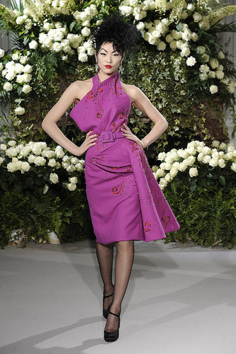 John Galliano Shows a Little Garter for Fall 2009 Christian Dior Couture John Galliano Shows a Little Garter for Fall 2009 Christian Dior Couture