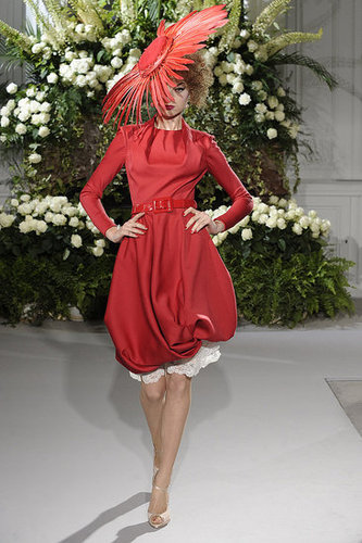 John Galliano Shows a Little Garter for Fall 2009 Christian Dior Couture John Galliano Shows a Little Garter for Fall 2009 Christian Dior Couture