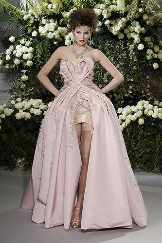 John Galliano Shows a Little Garter for Fall 2009 Christian Dior Couture John Galliano Shows a Little Garter for Fall 2009 Christian Dior Couture