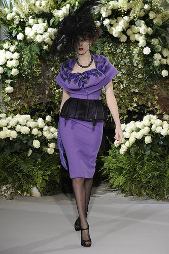 John Galliano Shows a Little Garter for Fall 2009 Christian Dior Couture John Galliano Shows a Little Garter for Fall 2009 Christian Dior Couture
