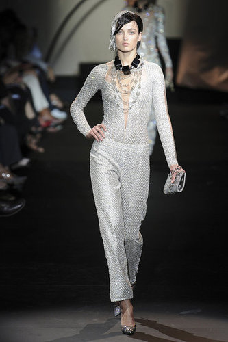 Giorgio Armani Brings Out Shine, Star Power for Fall 2009 Couture Giorgio Armani Brings Out Shine, Star Power for Fall 2009 Couture