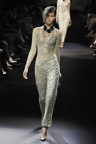 Giorgio Armani Brings Out Shine, Star Power for Fall 2009 Couture Giorgio Armani Brings Out Shine, Star Power for Fall 2009 Couture