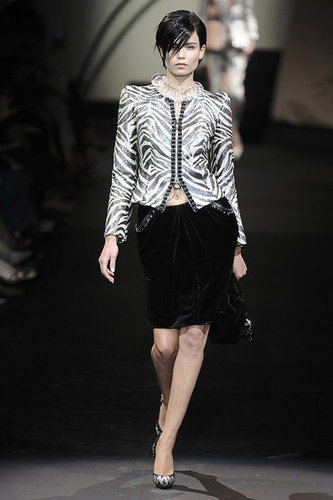 Giorgio Armani Brings Out Shine, Star Power for Fall 2009 Couture Giorgio Armani Brings Out Shine, Star Power for Fall 2009 Couture