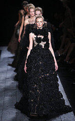 Valentino Goes "Radical" in Black for Fall 2009 Couture