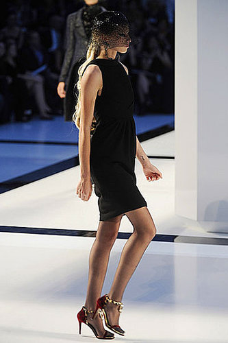 Karl Lagerfeld's Fall 2009 Chanel Couture: All High/Low Skirts and Perfume Bottles Karl Lagerfeld's Fall 2009 Chanel Couture: All High/Low Skirts and Perfume Bottles