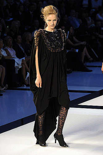 Karl Lagerfeld's Fall 2009 Chanel Couture: All High/Low Skirts and Perfume Bottles Karl Lagerfeld's Fall 2009 Chanel Couture: All High/Low Skirts and Perfume Bottles