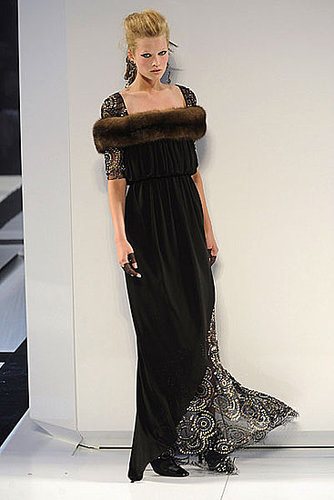 Karl Lagerfeld's Fall 2009 Chanel Couture: All High/Low Skirts and Perfume Bottles Karl Lagerfeld's Fall 2009 Chanel Couture: All High/Low Skirts and Perfume Bottles