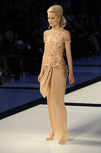 Karl Lagerfeld's Fall 2009 Chanel Couture: All High/Low Skirts and Perfume Bottles Karl Lagerfeld's Fall 2009 Chanel Couture: All High/Low Skirts and Perfume Bottles