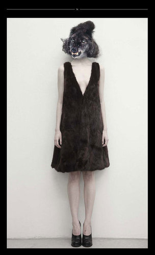 Prada Fall 2009 Lookbook: Doodles, Collages, and Head Substitutes