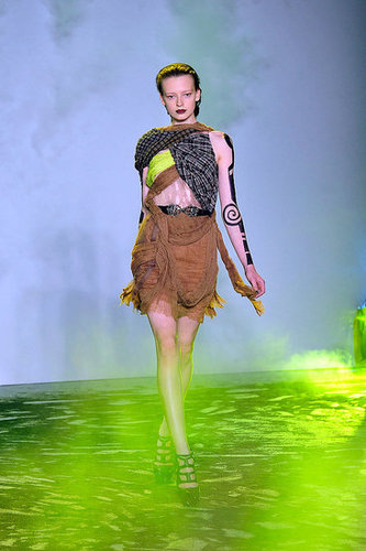 Rodarte, Inspired by Death Valley and Vultures, Go Goth Tribal Warrior for Spring 2010 Rodarte, Inspired by Death Valley and Vultures, Go Goth Tribal Warrior for Spring 2010